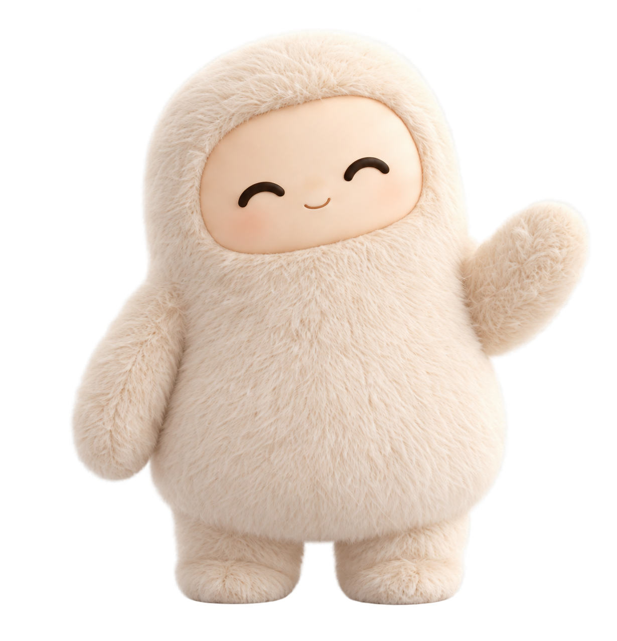 Mako, une petite mascotte toute douce qui vous salue
